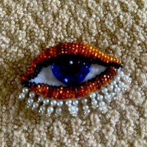 Evil eye pin
